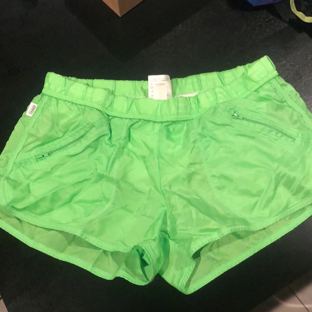 Soffe green athletic shorts juniors small